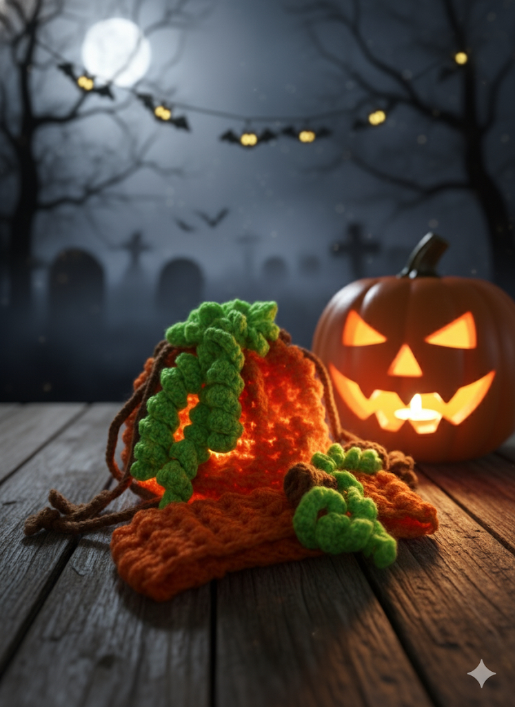 Trick or Treat bag and headband